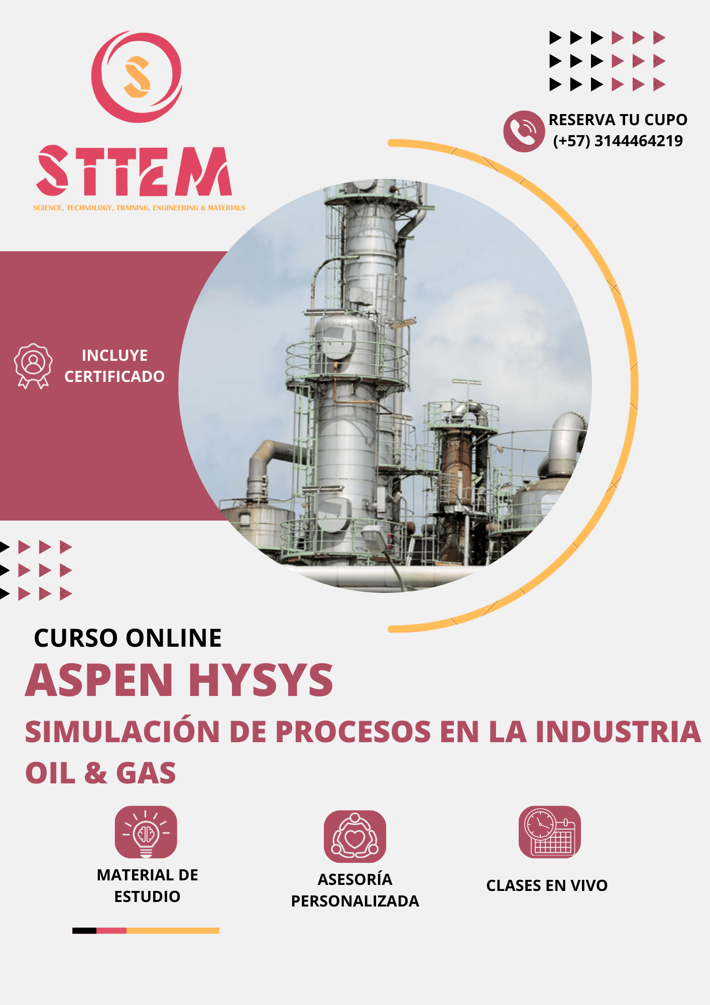 Imagén curso ASPEN HYSYS: SIMULACIÓN DE PROCESOS EN LA INDUSTRIA OIL AND GAS