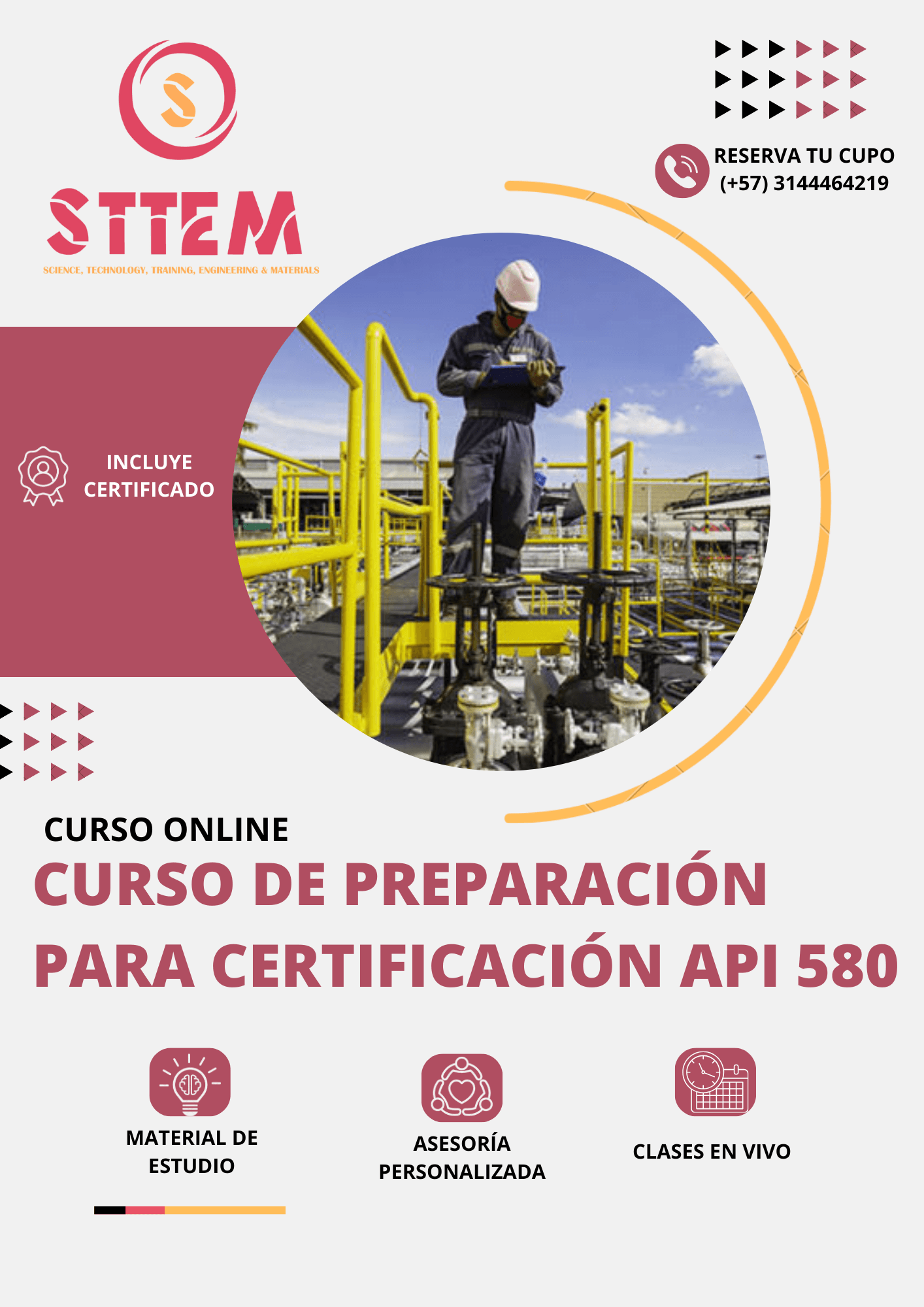 Imagén curso PREPARACIÓN PARA CERTIFICACIÓN API 580.