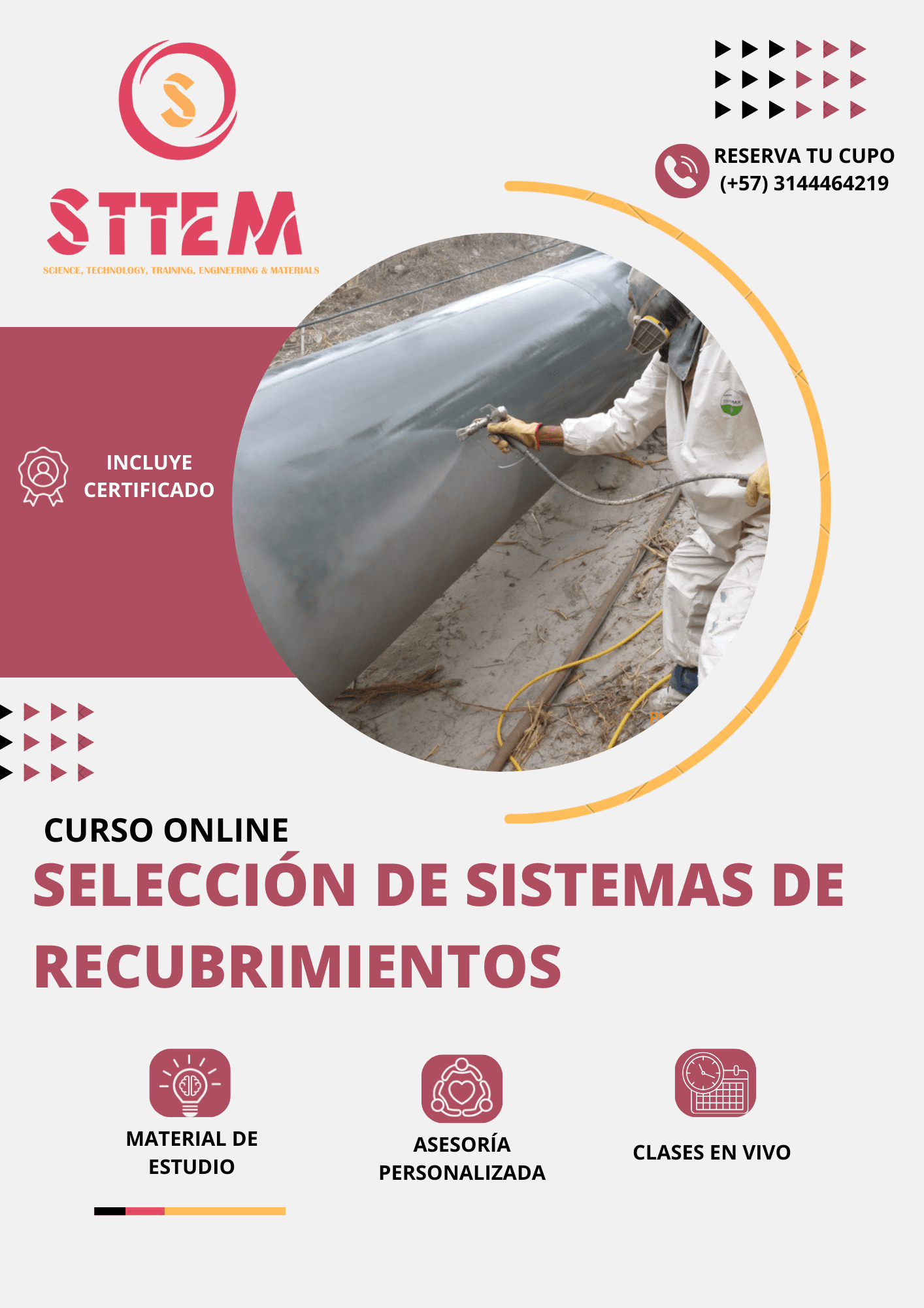 Imagén curso SELECCIÓN DE SISTEMAS DE RECUBRIMIENTOS