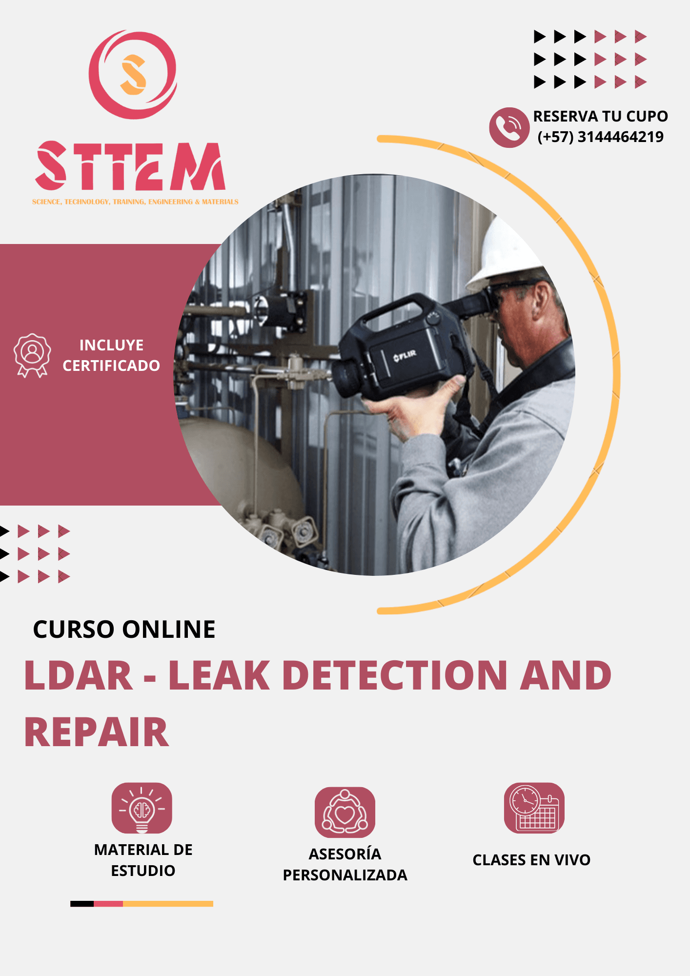 Imagén curso LDAR-LEAK DETECTION AND REPAIR.